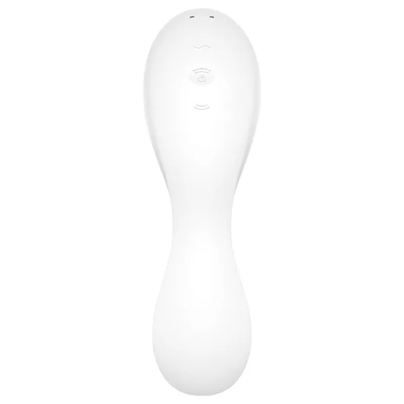 Satisfyer Curvy Trinity 5+ - App-gestuurde 2-in-1 vibrator (wit)