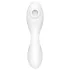 Satisfyer Curvy Trinity 5+ - App-gestuurde 2-in-1 vibrator (wit)
