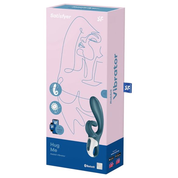 Satisfyer Hug Me - clitorale vibrator met arm - blauw