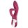 Satisfyer Embrace Me - vibrator met clitorisstimulator - oplaadbaar - rood