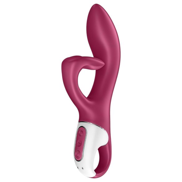 Satisfyer Embrace Me - vibrator met clitorisstimulator - oplaadbaar - rood
