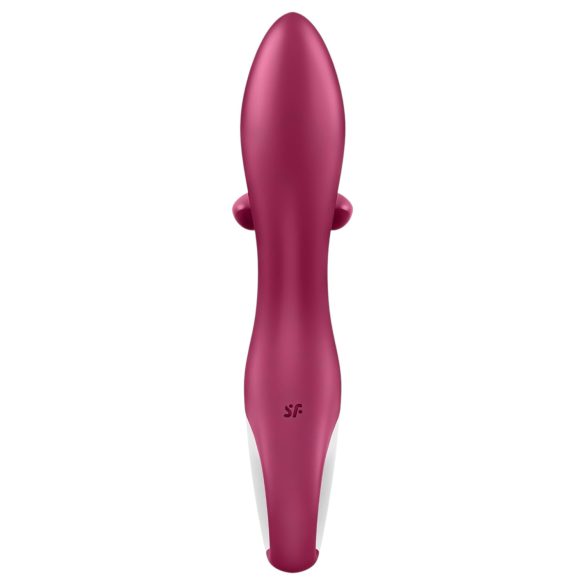 Satisfyer Embrace Me - vibrator met clitorisstimulator - oplaadbaar - rood