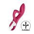 Satisfyer Embrace Me - vibrator met clitorisstimulator - oplaadbaar - rood