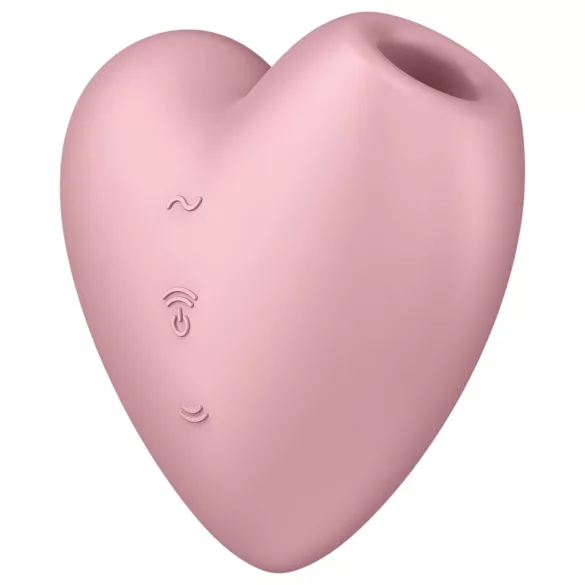 Satisfyer Cutie Heart - luchtdruk clitorisstimulator vibrator - oplaadbaar