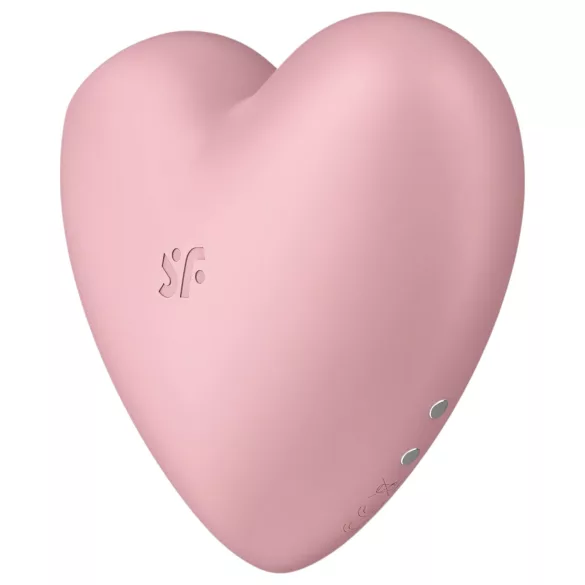 Satisfyer Cutie Heart - luchtdruk clitorisstimulator vibrator - oplaadbaar