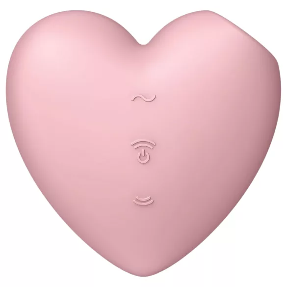 Satisfyer Cutie Heart - luchtdruk clitorisstimulator vibrator - oplaadbaar
