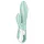 Satisfyer Air Pump Bunny 5 - App-gestuurde opblaasbare vibrator (mint)