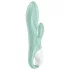 Satisfyer Air Pump Bunny 5 - App-gestuurde opblaasbare vibrator (mint)