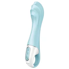 Satisfyer - luchtdruk vibrator - opblaasbaar, slim, blauw