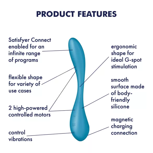 Satisfyer G-spot Flex 5 - App-gestuurde G-spot vibrator (groen)