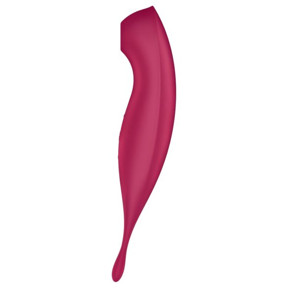 Satisfyer Twirling Pro - clitoris vibrator 2-in-1 - rood