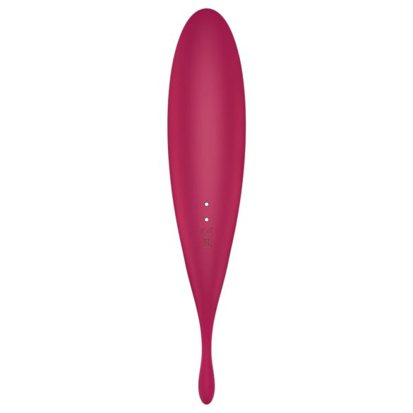 Satisfyer Twirling Pro - clitoris vibrator 2-in-1 - rood