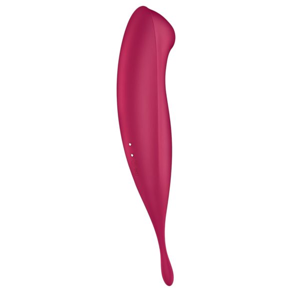 Satisfyer Twirling Pro - clitoris vibrator 2-in-1 - rood