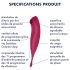 Satisfyer Twirling Pro - clitoris vibrator 2-in-1 - rood