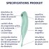 Satisfyer Twirling Pro - slimme 2in1 clitoris vibrator (mint)