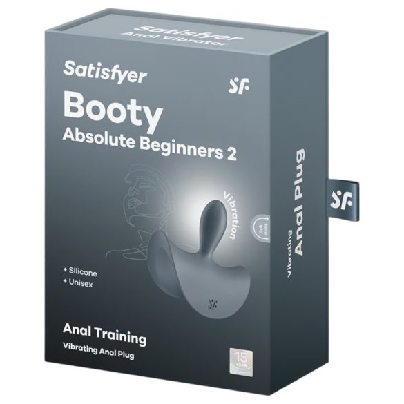 Satisfyer - anaal vibrator voor beginners - siliconen - grijs