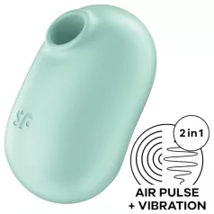   Satisfyer Pro To Go 2 - oplaadbare luchtdruk clitorisstimulator - mintgroen