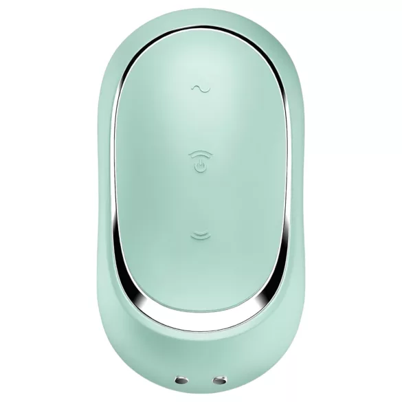 Satisfyer Pro To Go 2 - oplaadbare luchtdruk clitorisstimulator - mintgroen