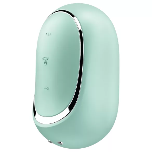 Satisfyer Pro To Go 2 - oplaadbare luchtdruk clitorisstimulator - mintgroen