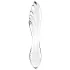 Satisfyer Dazzling Crystal 1 - dubbelzijdige glazen dildo - transparant