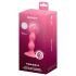 Satisfyer Triple Ball-R - anaal vibrator met kralen - siliconen - roze