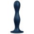 Satisfyer Double Ball-R - verzwaard dildo (blauw)