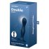 Satisfyer Double Ball-R - verzwaard dildo (blauw)