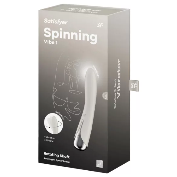 Satisfyer - G-spot vibrator met roterende kop - beige