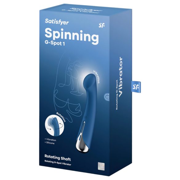 Satisfyer Spinning G-Spot 1 - roterende G-spot vibrator (blauw)