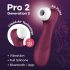 Satisfyer Pro 2 Gen3 - slimme luchtdruk clitoris stimulator (rood)