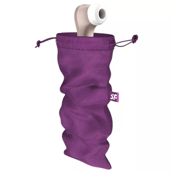 Satisfyer Treasure Bag L - discrete opbergtas - medium (paars)