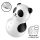 Satisfyer Pocket Panda - luchtdruk clitoris stimulator (zwart)