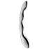 Satisfyer Cosmic Crest 2 - metalen dildo - gebogen golfvorm - zilver