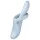 Satisfyer Heat Flex 4 - verwarmende vibrator met clitorisstimulator (zilver)