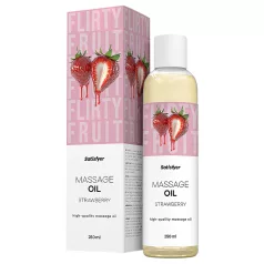Satisfyer - gearomatiseerde massageolie - aardbei (250 ml)