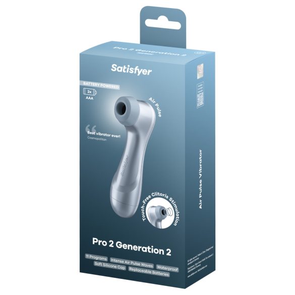 Satisfyer Pro2 Gen2 - clitorisstimulator met luchtdruk - blauw