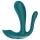 Satisfyer Top Secret+ - draagbare tril vibrator met 3 armen - groen