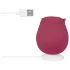 EIS Blush&Bloom - zuigende en vibrerende stimulator (rood)