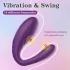 Mrow - koppel vibrator - oplaadbaar waterdicht 3 motoren - paars