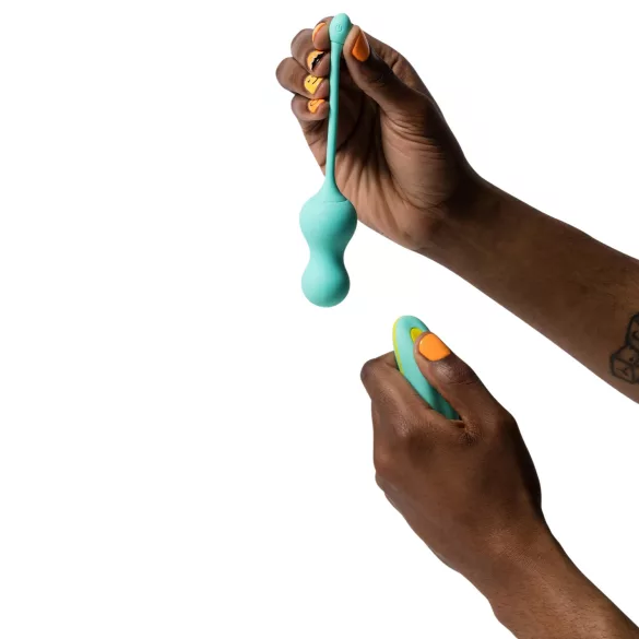 ROMP Cello - vibrerende kegelkogels - afstandsbediening - groen