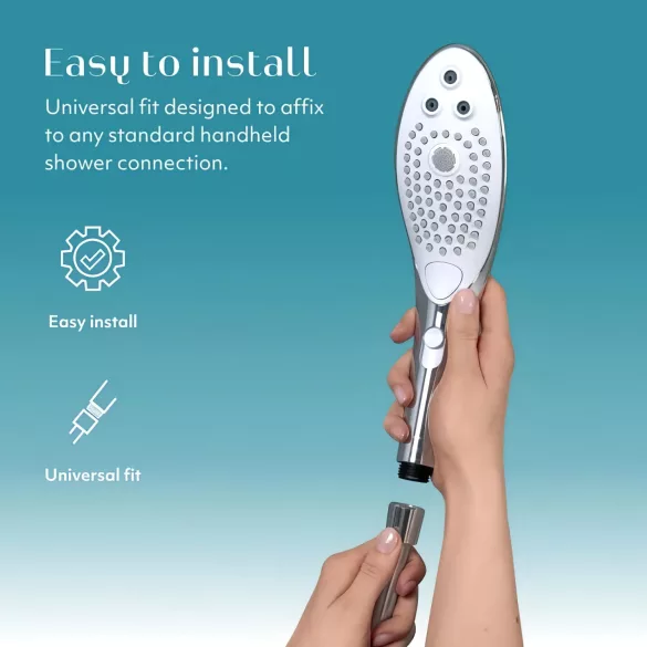 Womanizer Wave - massagedouchekop - chroom