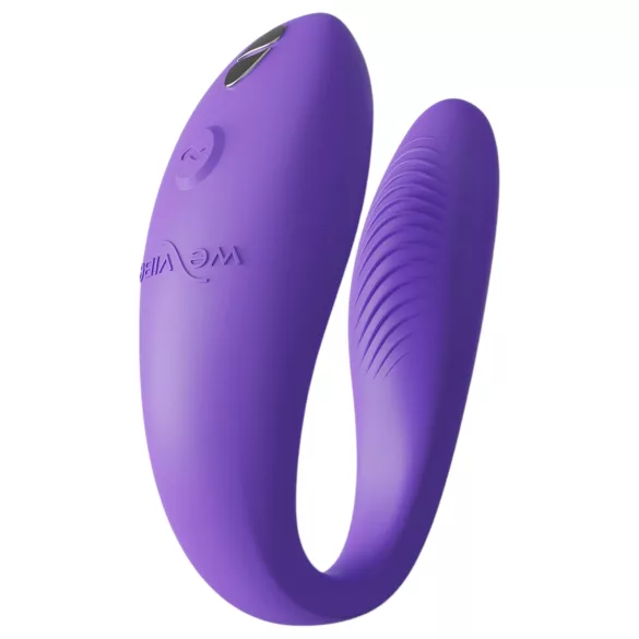 We-Vibe Sync Go - koppel vibrator - draadloos oplaadbaar - paars