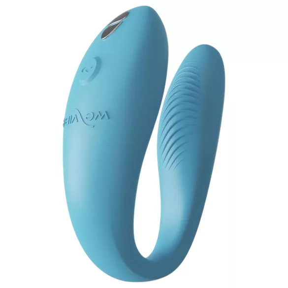 We-Vibe Sync Go - koppel vibrator - oplaadbaar - turquoise