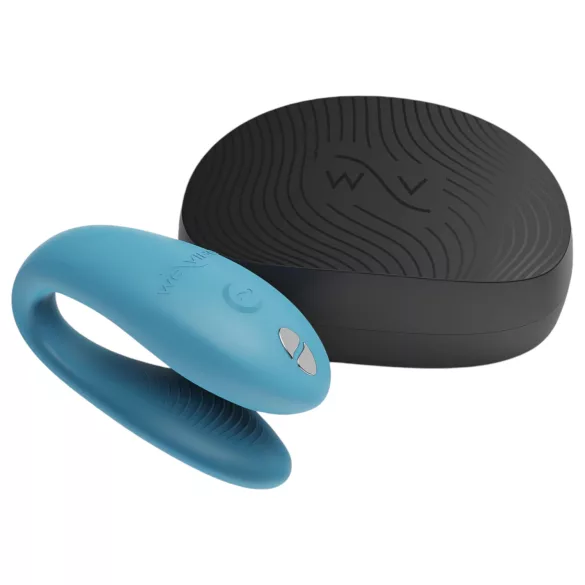 We-Vibe Sync Go - koppel vibrator - oplaadbaar - turquoise