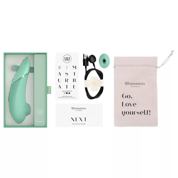 Womanizer Next - oplaadbare, luchtdruk‑clitorisstimulator (salie)
