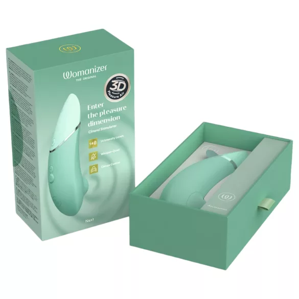 Womanizer Next - oplaadbare, luchtdruk‑clitorisstimulator (salie)