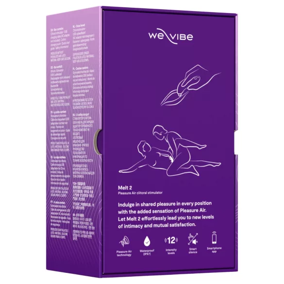 We-Vibe Melt 2 - App-gestuurde luchtdruk clitorisstimulator (paars)