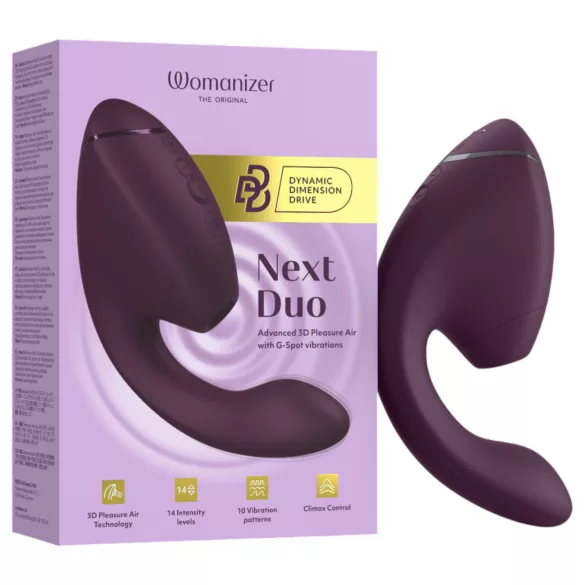 Womanizer Next Duo - 2-in-1 G-spot vibrator (lila)