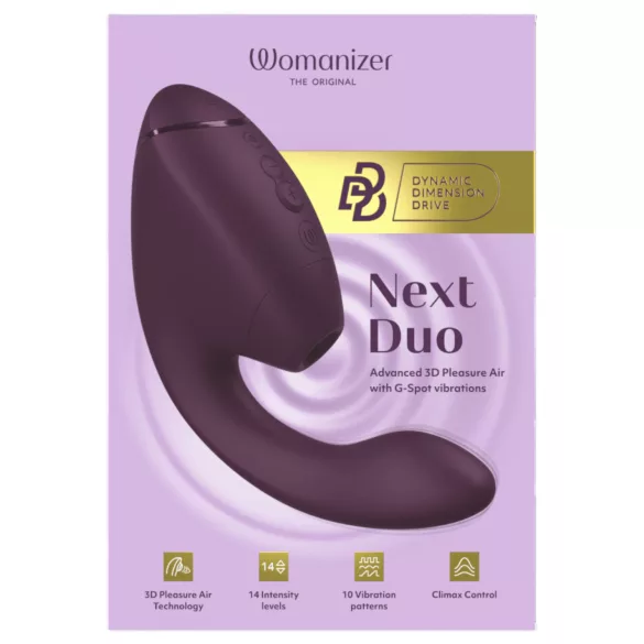 Womanizer Next Duo - 2-in-1 G-spot vibrator (lila)
