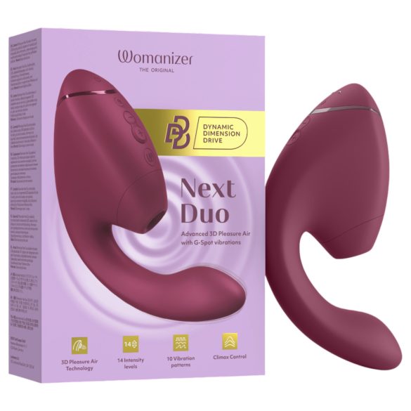 Womanizer Next Duo - 2in1 G-spot vibrator (roze)